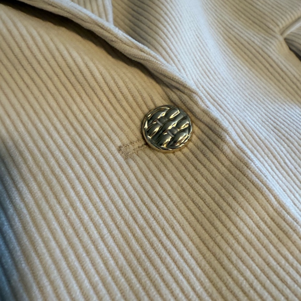Rachel Zoe Cream Corduroy Blazer - Picture 7 of 7